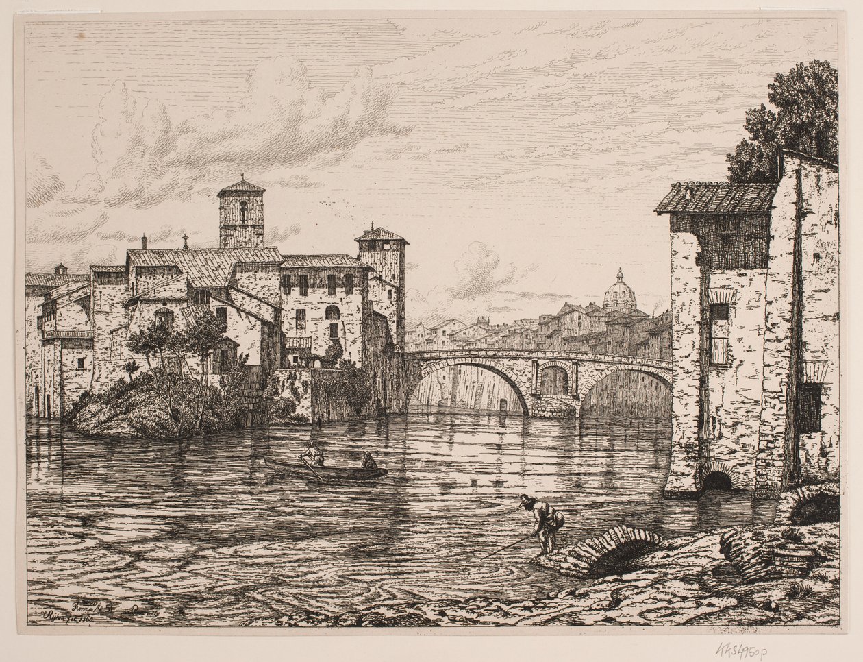 Odjeďte na Ponte Rotto i Rom od Vilhelm Kyhn