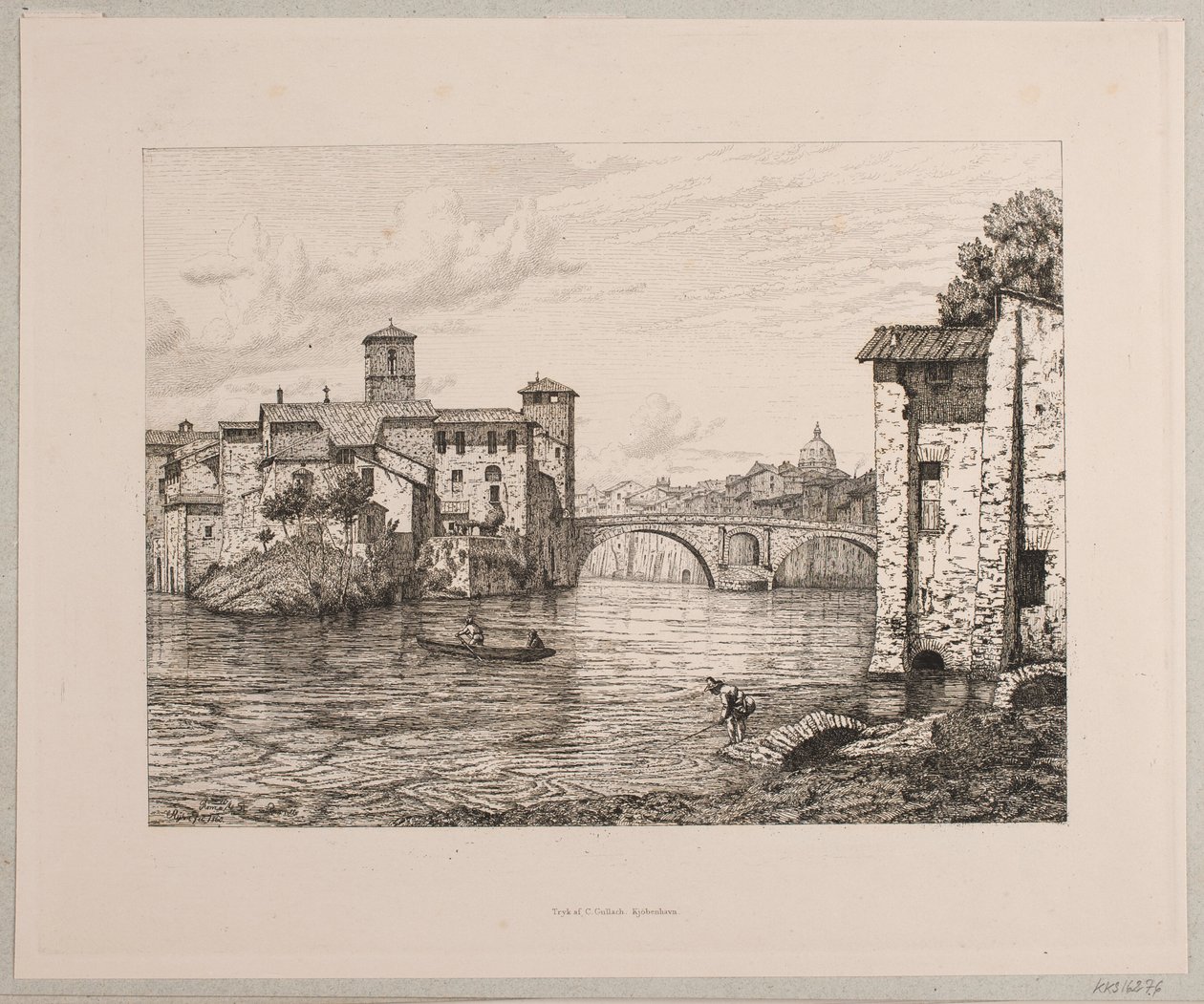 Odjeďte na Ponte Rotto i Rom od Vilhelm Kyhn