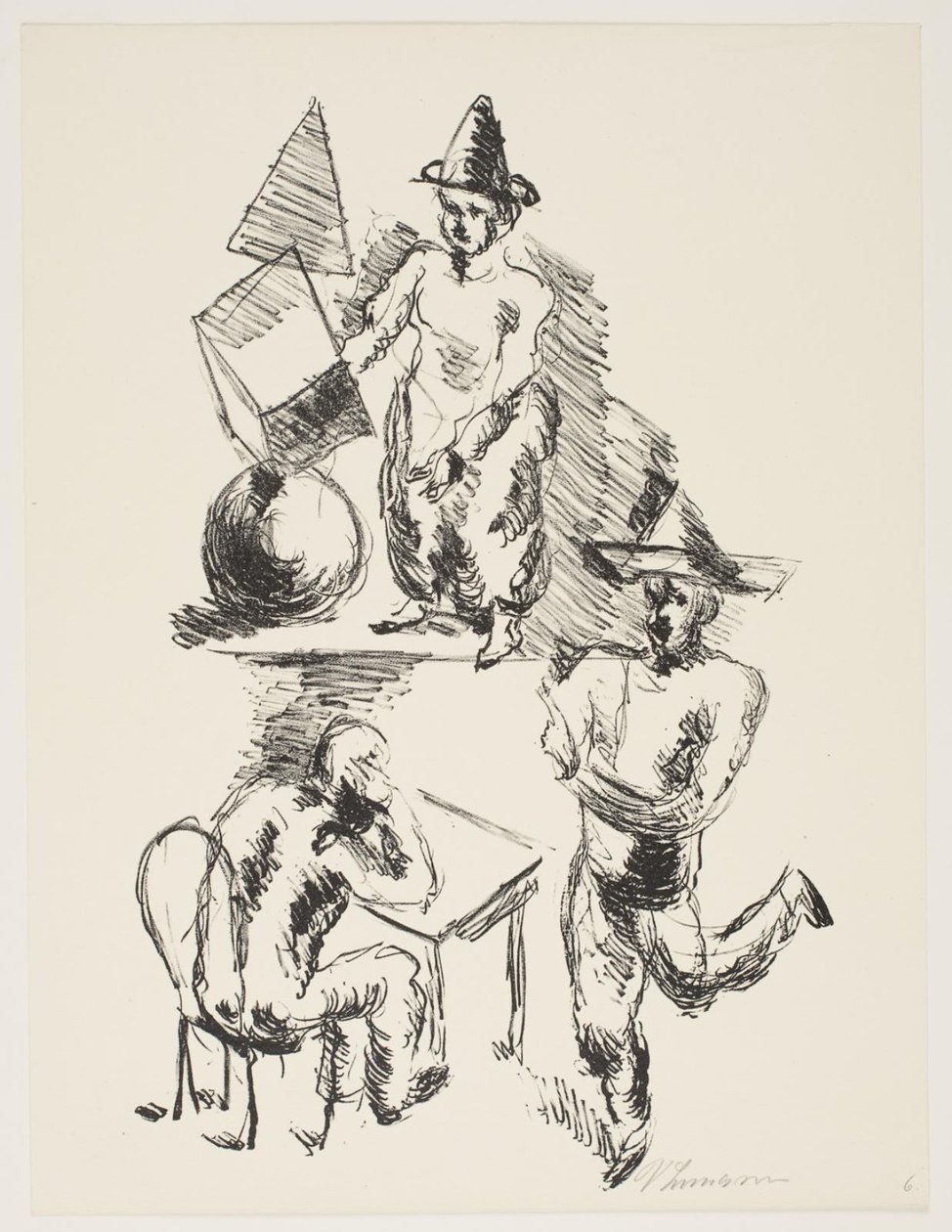 List z "Klingens Kunstnermappe č. 2" od Vilhelm Lundstrøm