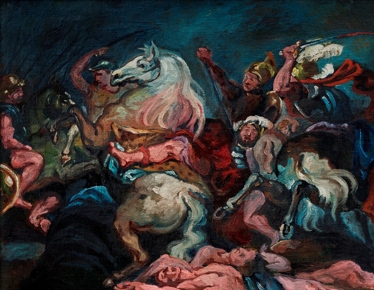 Smrt Decia Muse, asi 1920 (olej na plátně) od Vilhelm Lundstrom