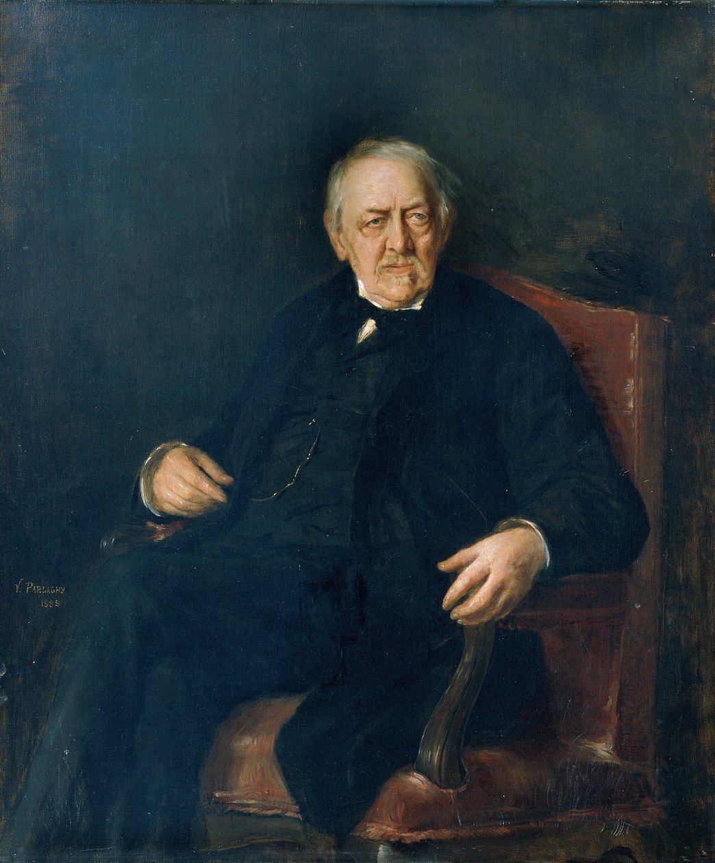 Básník Eduard von Bauernfeld od Vilma Parlaghi Brachfeld