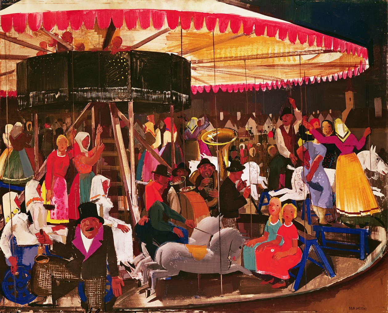 Kolotoč, 1931 od Vilmos Aba Novak