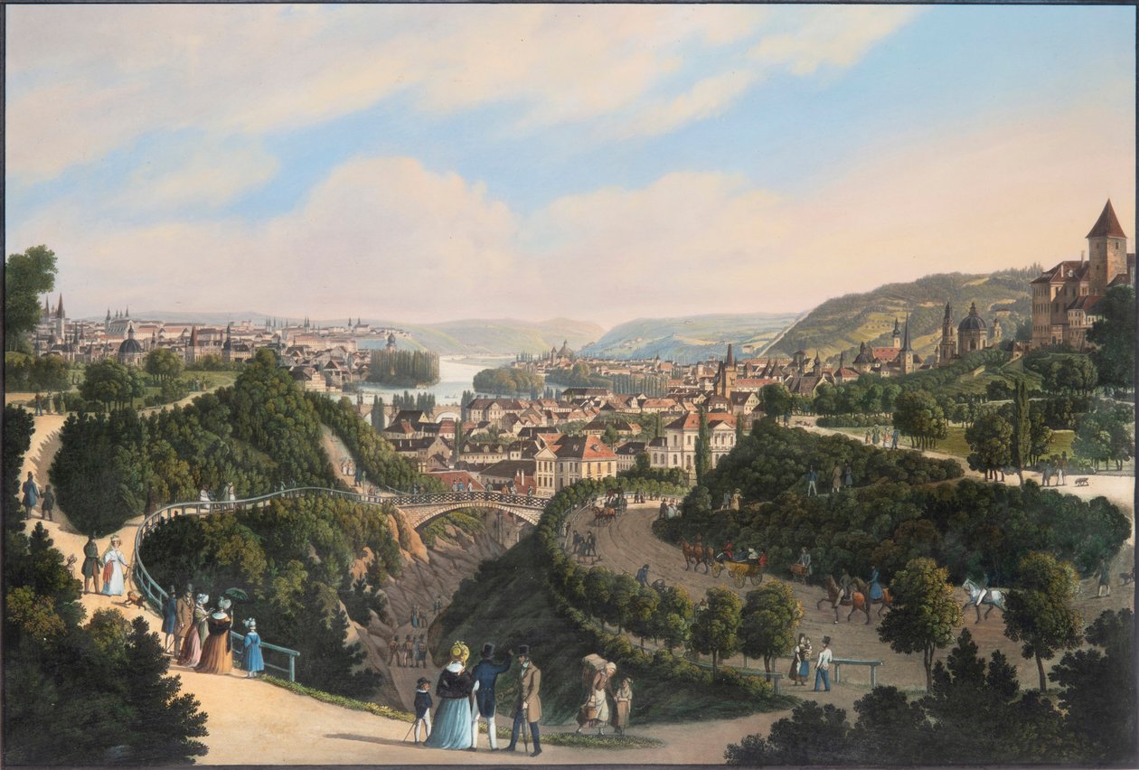 Nové Město, Vyšehrad a Smíchov, k.ú. 1830. od Vincenc Morstadt