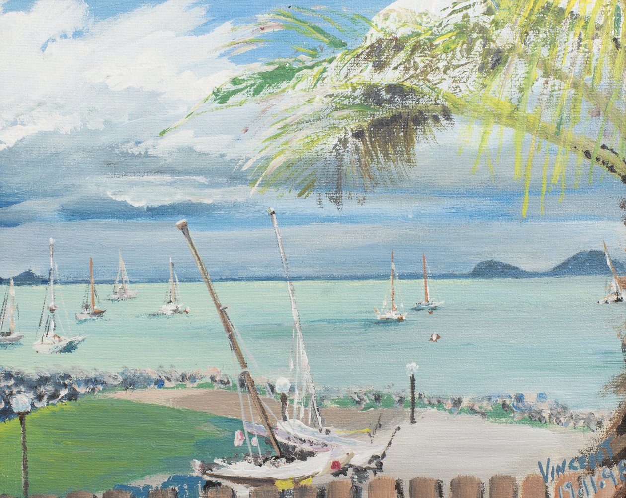 Airlie Beach, Austrálie, 1998, (Akryl na plátně) od Vincent Alexander Booth
