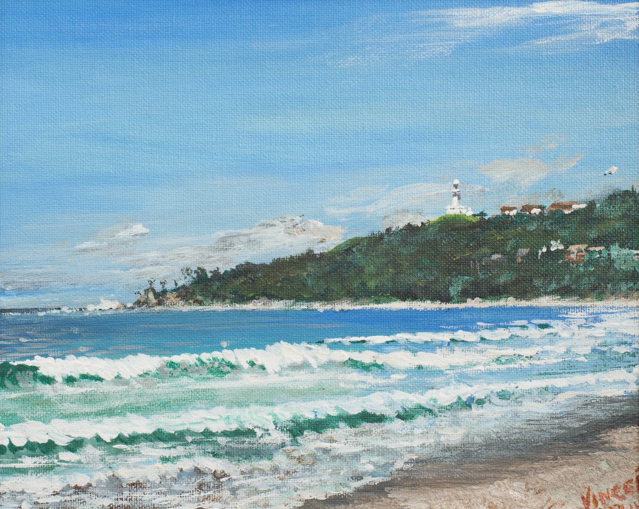 Byron Bay, Austrálie, 1998, (akryl na plátně) od Vincent Alexander Booth