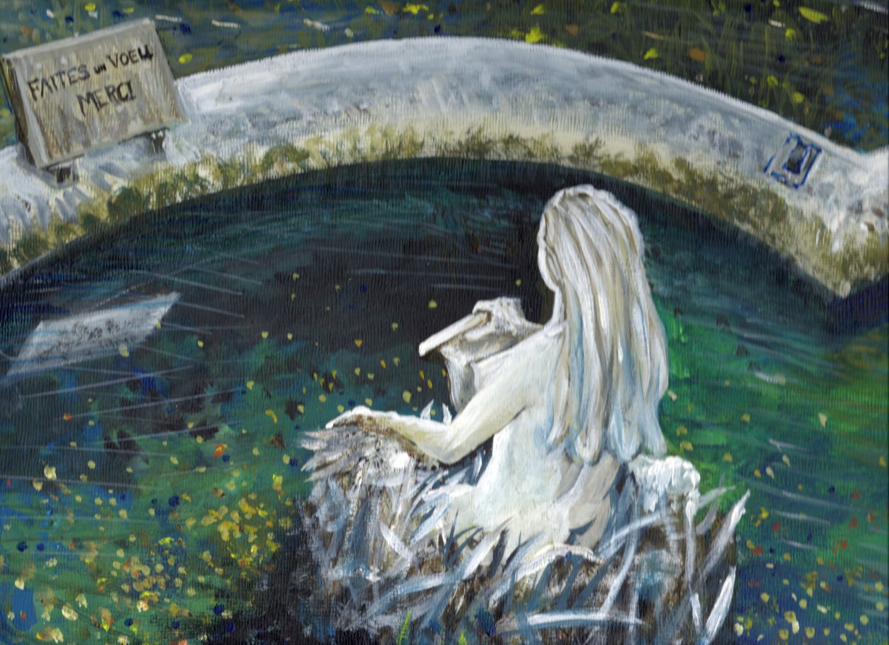 Mermaid of Laignes, 2006, (akryl na plátně) od Vincent Alexander Booth