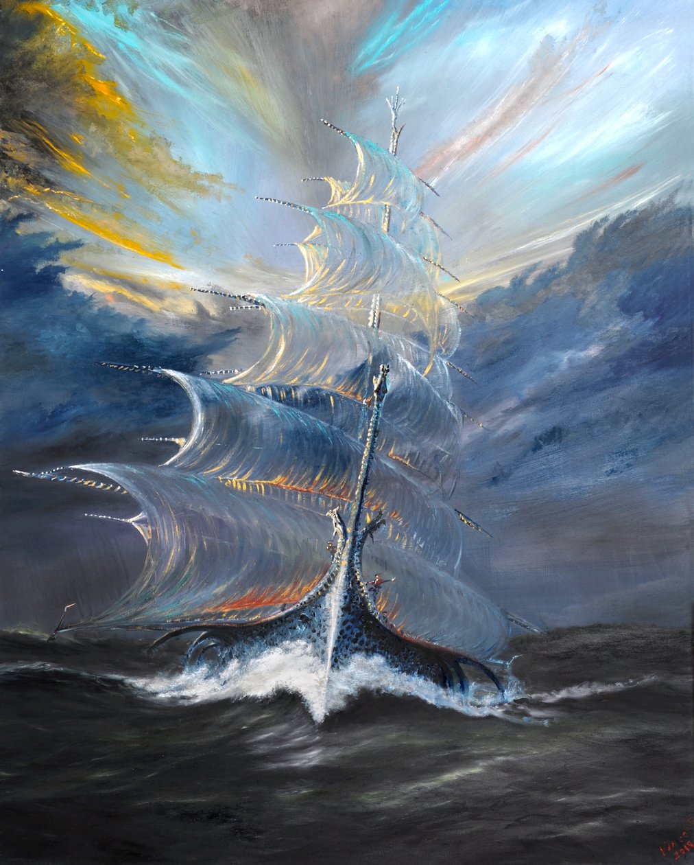 Storm Creators Beaufort Sea, 2019, od Vincent Alexander Booth