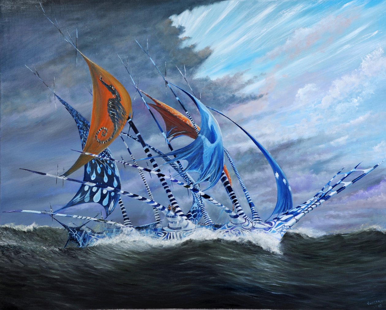 Tvůrci bouří Koro Sea, 2018, od Vincent Alexander Booth