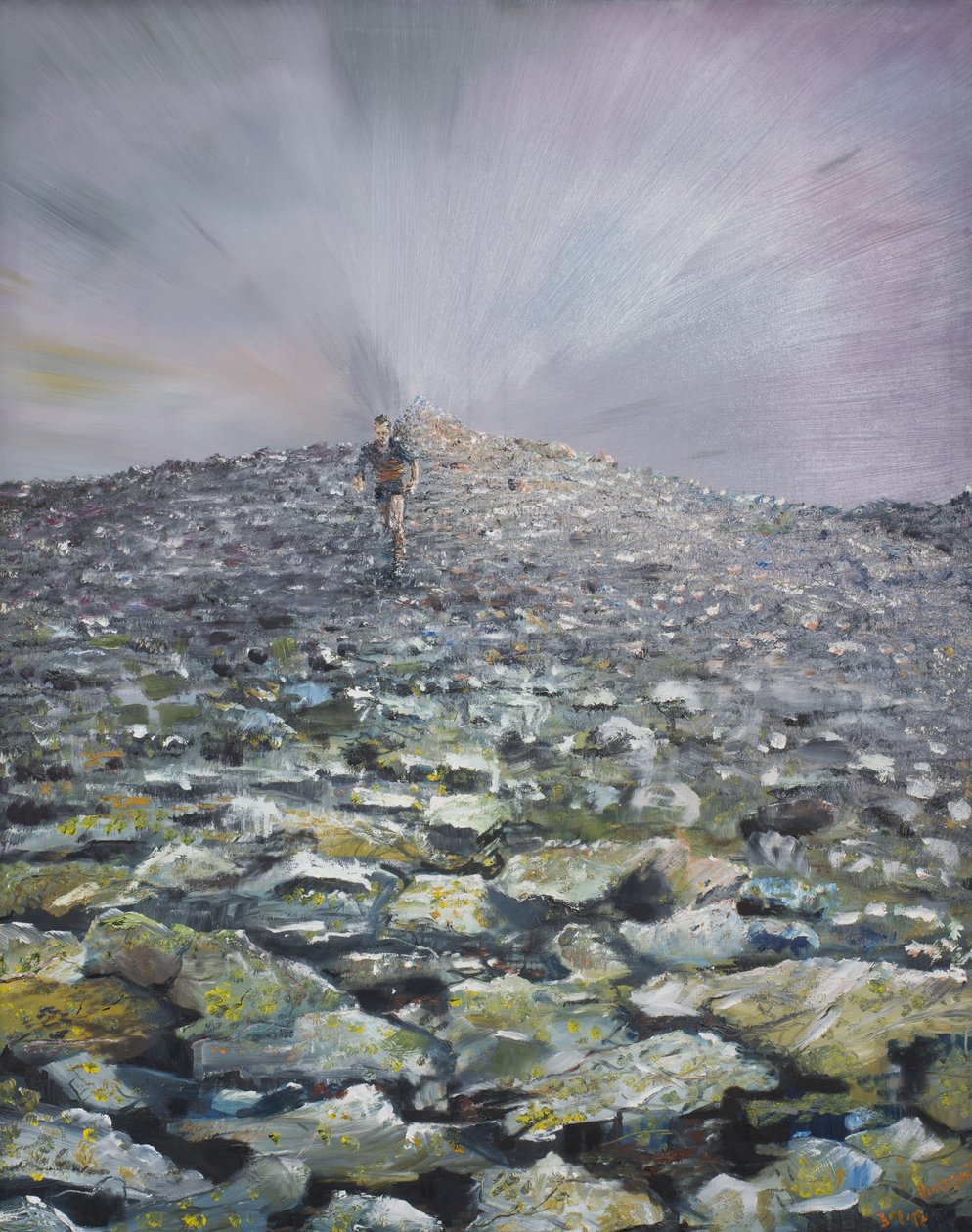 42. vrchol, 2012, (olej na plátně) od Vincent Alexander Booth