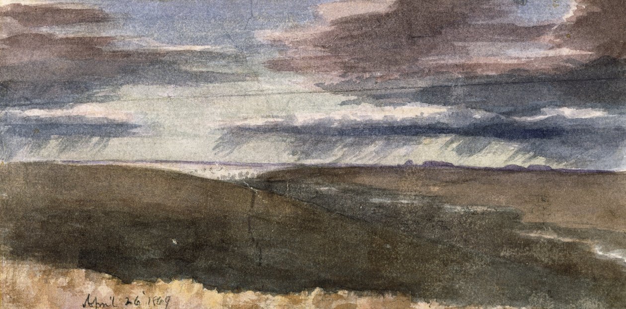 Southwestern Scene, 26. dubna 1869 (wc na papíře) od Vincent Colyer