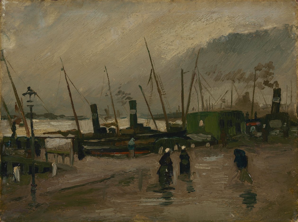 De Ruijterkade v Amsterdamu od Vincent van Gogh