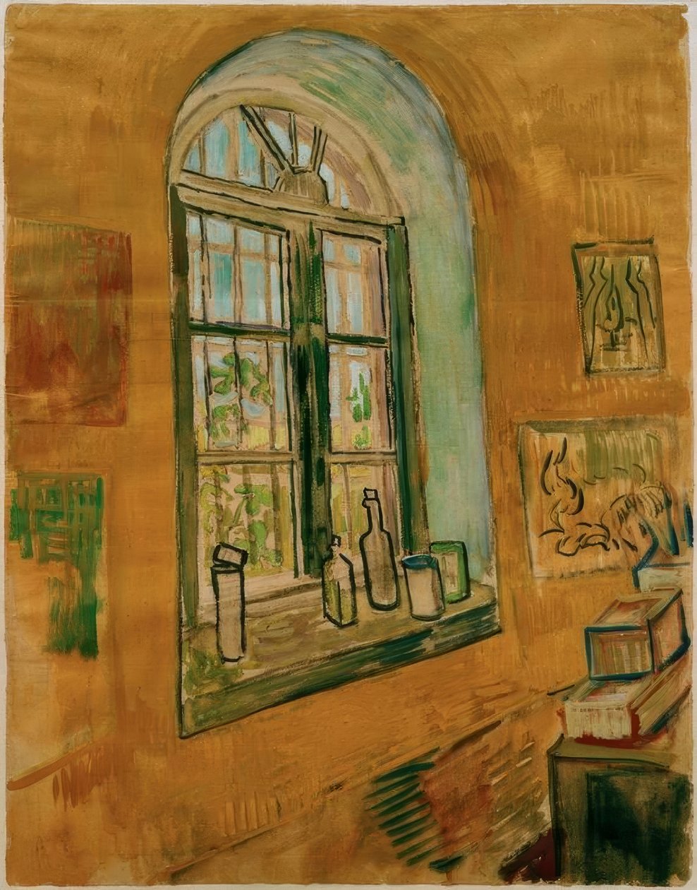Okno ateliéru od Vincent van Gogh