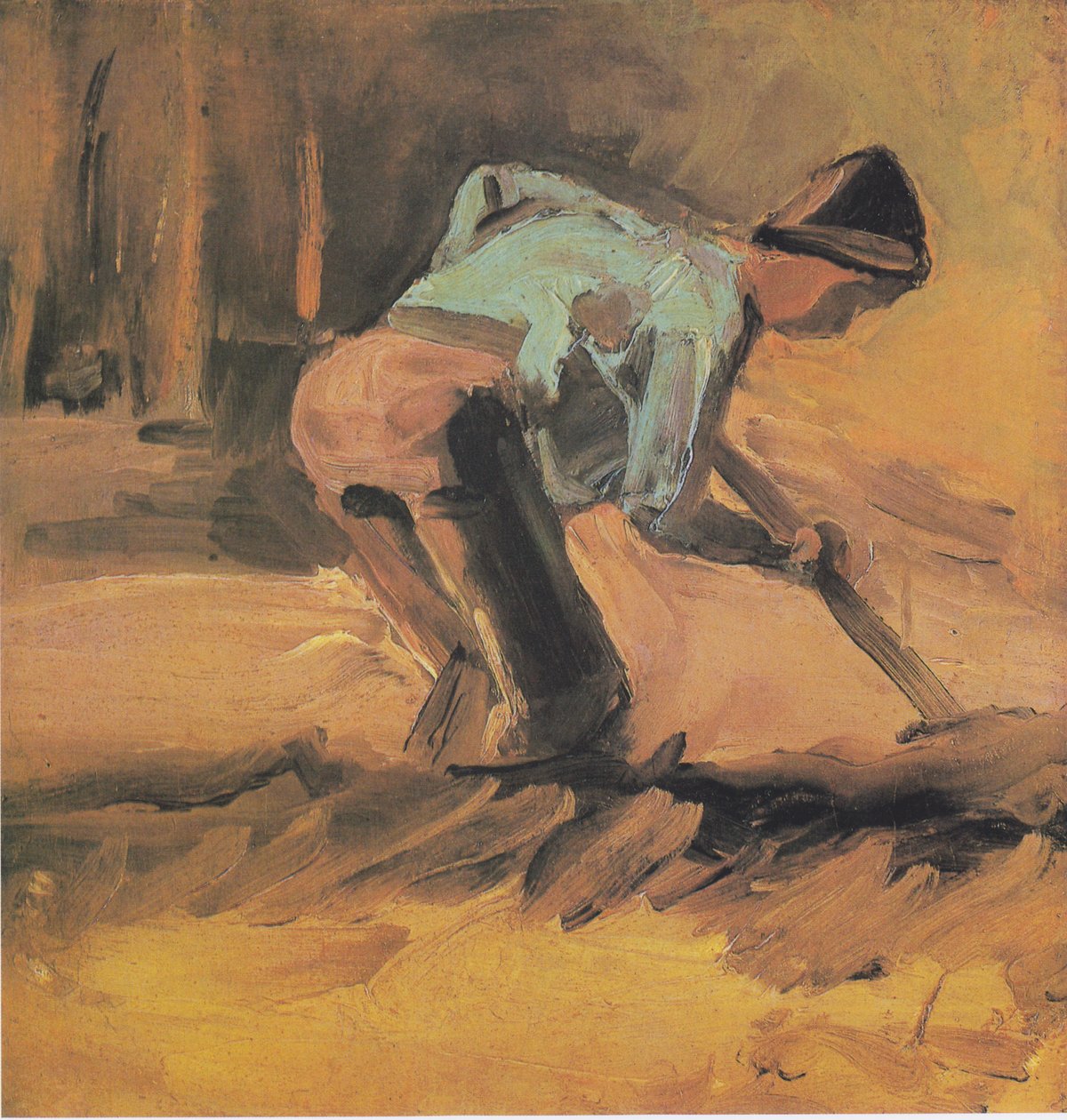 Farmář kopal od Vincent van Gogh