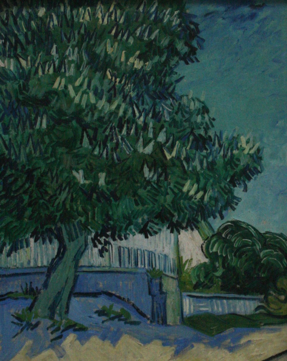 Kvetoucí kaštany od Vincent van Gogh