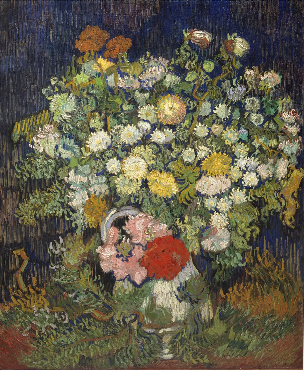 Kytice ve váze, 1890 od Vincent van Gogh