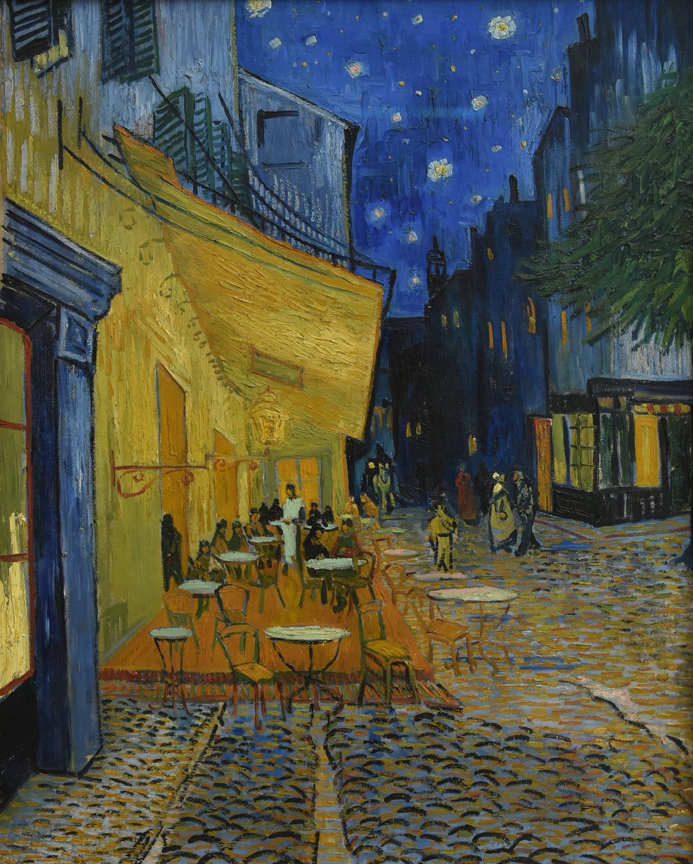 V noci terasa kavárny od Vincent van Gogh