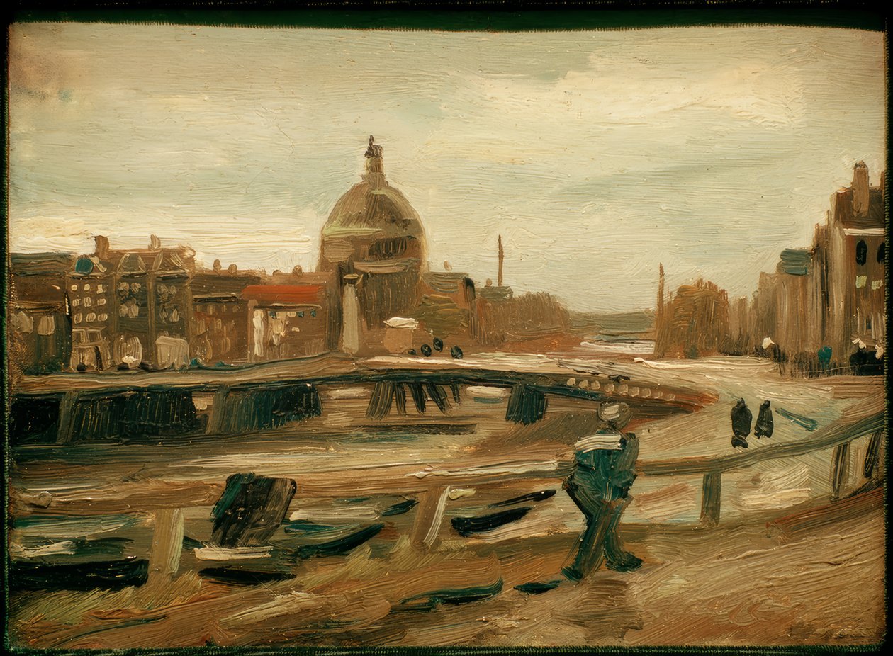 Singel v Amsterdamu od Vincent van Gogh