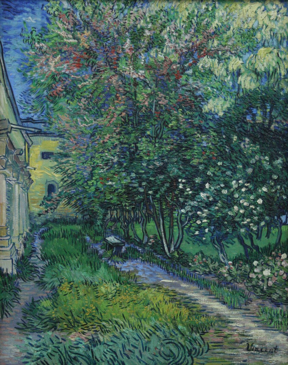 Zahrada instituce v Saint-Rémy od Vincent van Gogh