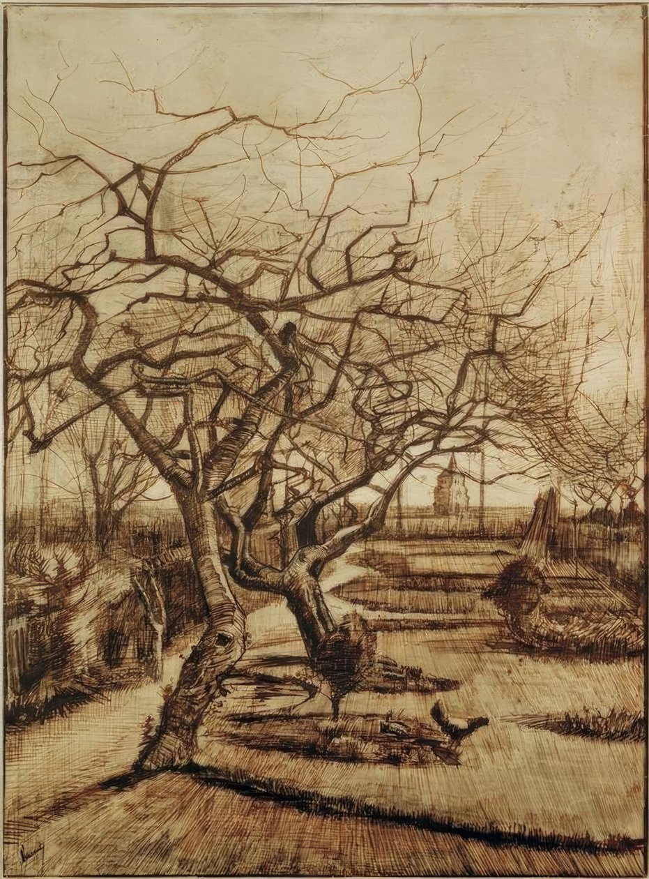 Zahrada fary v Nuenenu od Vincent van Gogh