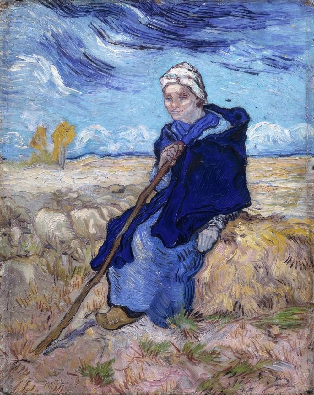 Pastýřka od Vincent van Gogh