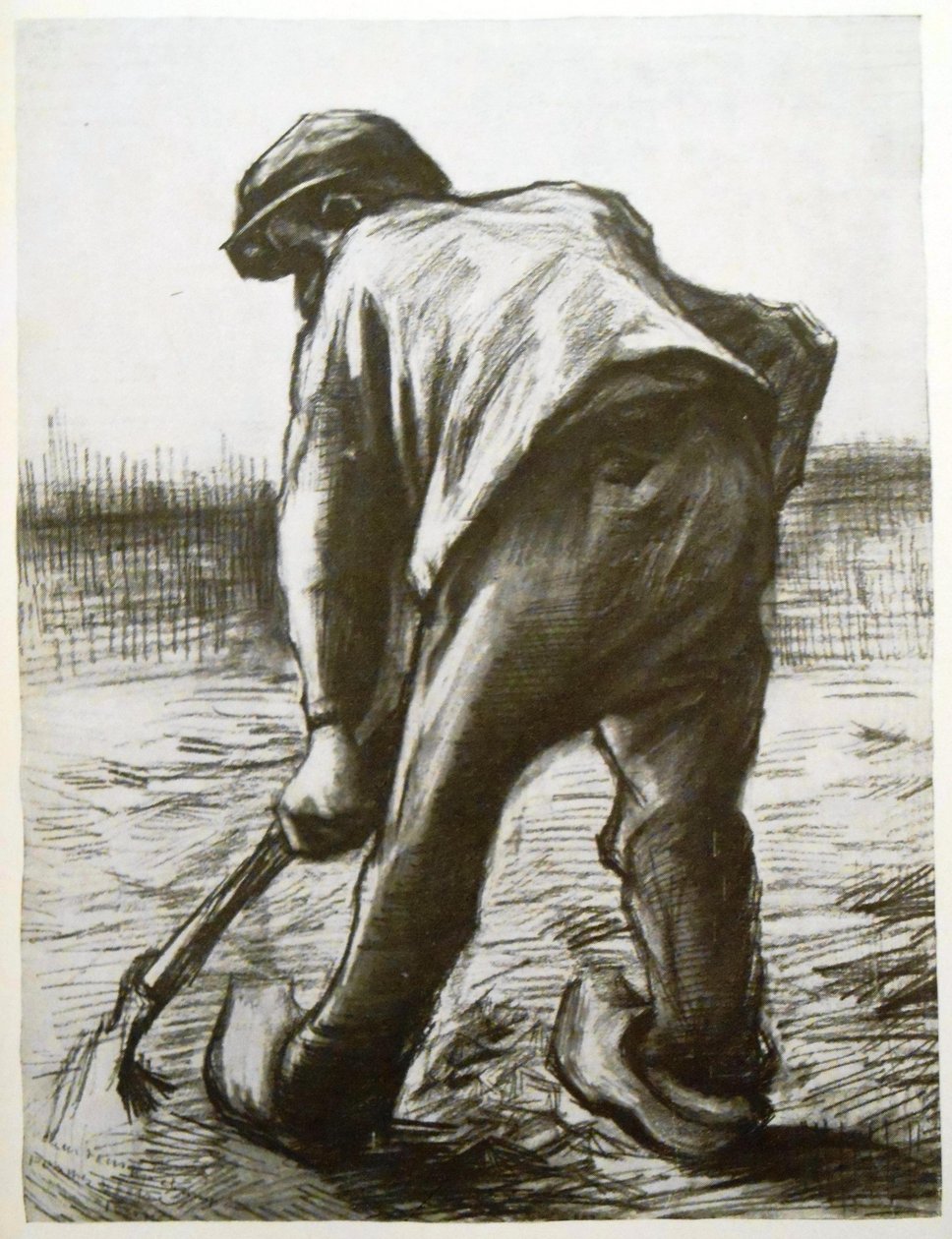 Kopající rolník, při pohledu zezadu od Vincent van Gogh