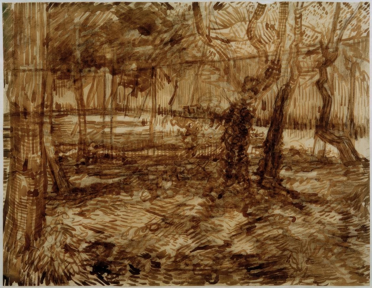 Zákoutí v zahradě sanatoria od Vincent van Gogh