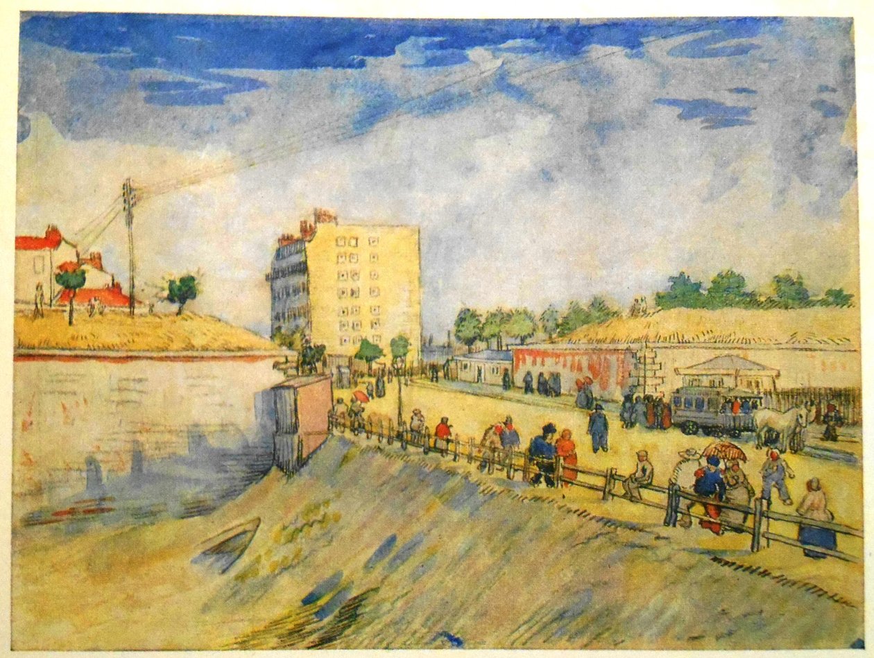 Vstup do Paříže s koňským vozem od Vincent van Gogh