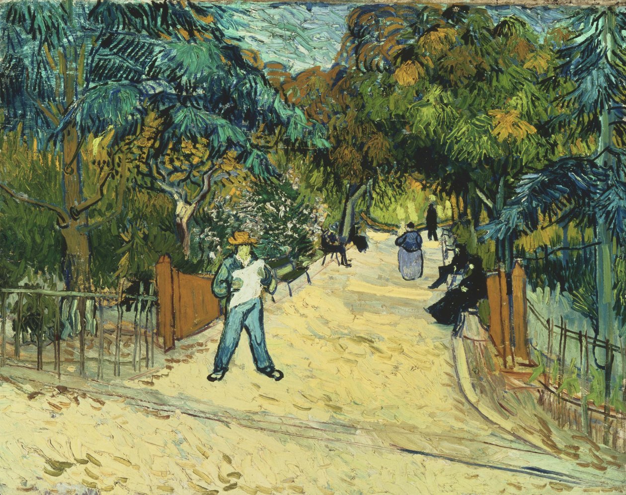 Vstup do veřejných zahrad v Arle od Vincent van Gogh
