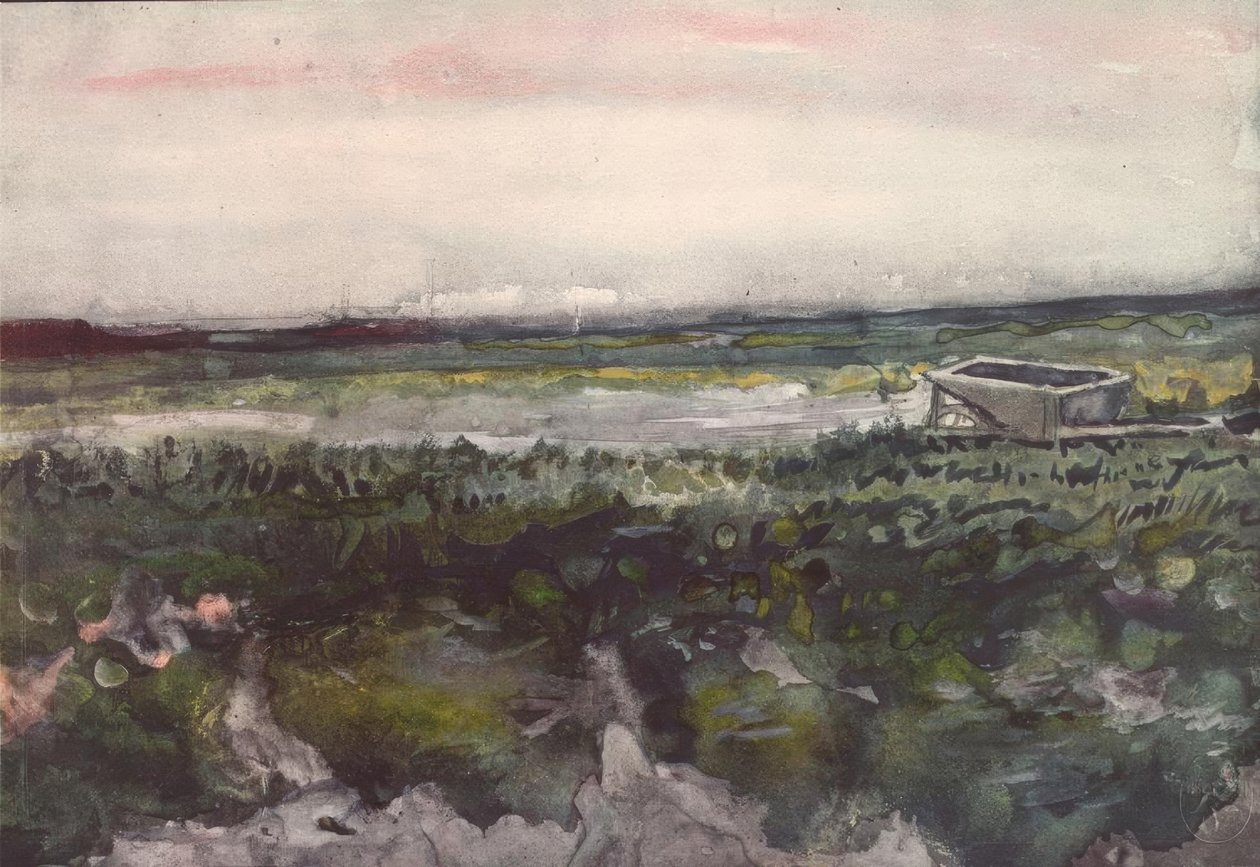 Vřesoviště s trakaři od Vincent van Gogh