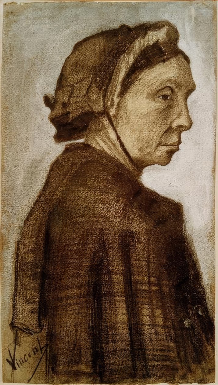 Hlava ženy od Vincent van Gogh