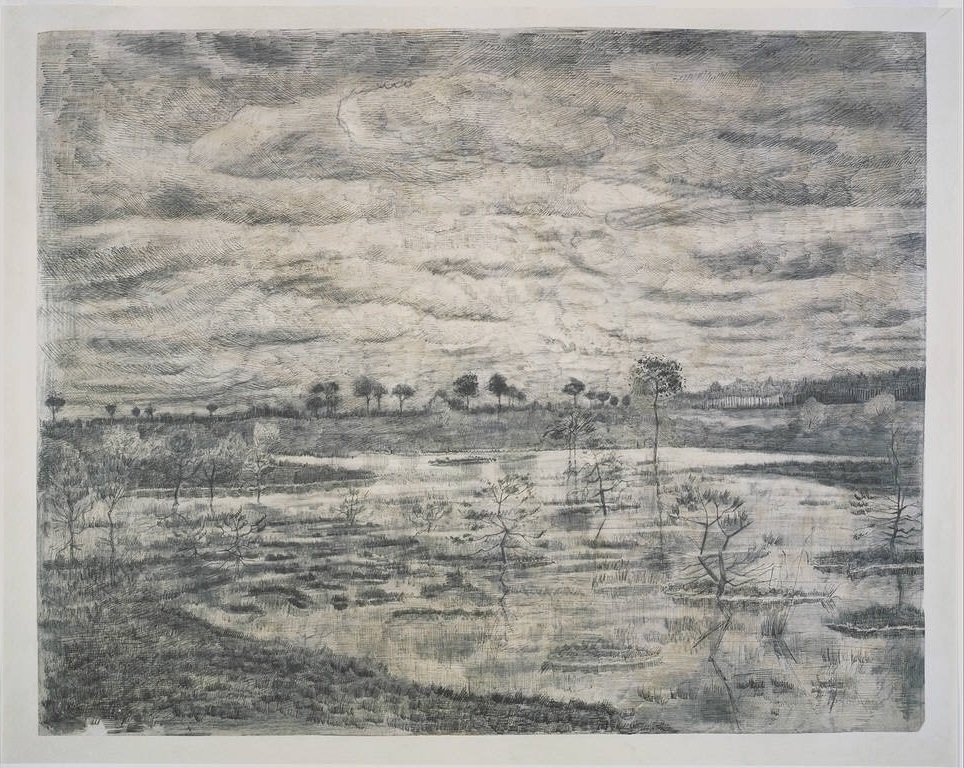 La mare, 1881 (Kanadská národní galerie) od Vincent van Gogh