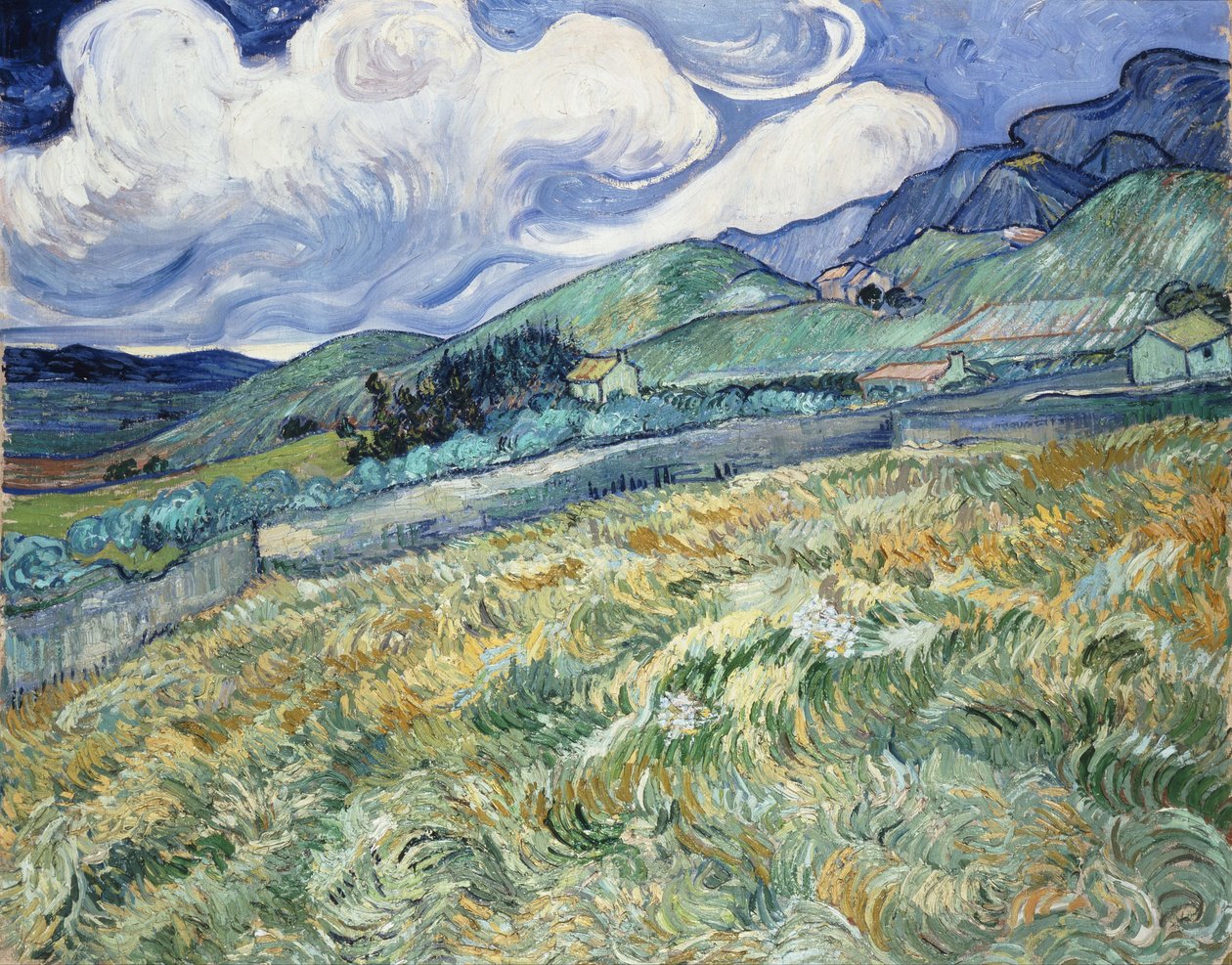 Krajina ze Saint-Rémy od Vincent van Gogh