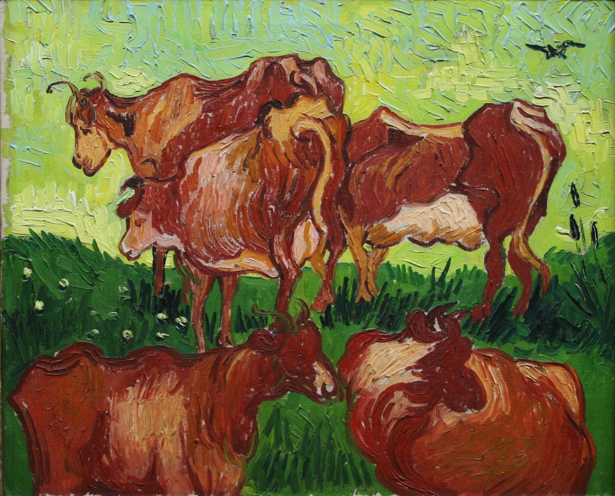 Krávy od Vincent van Gogh