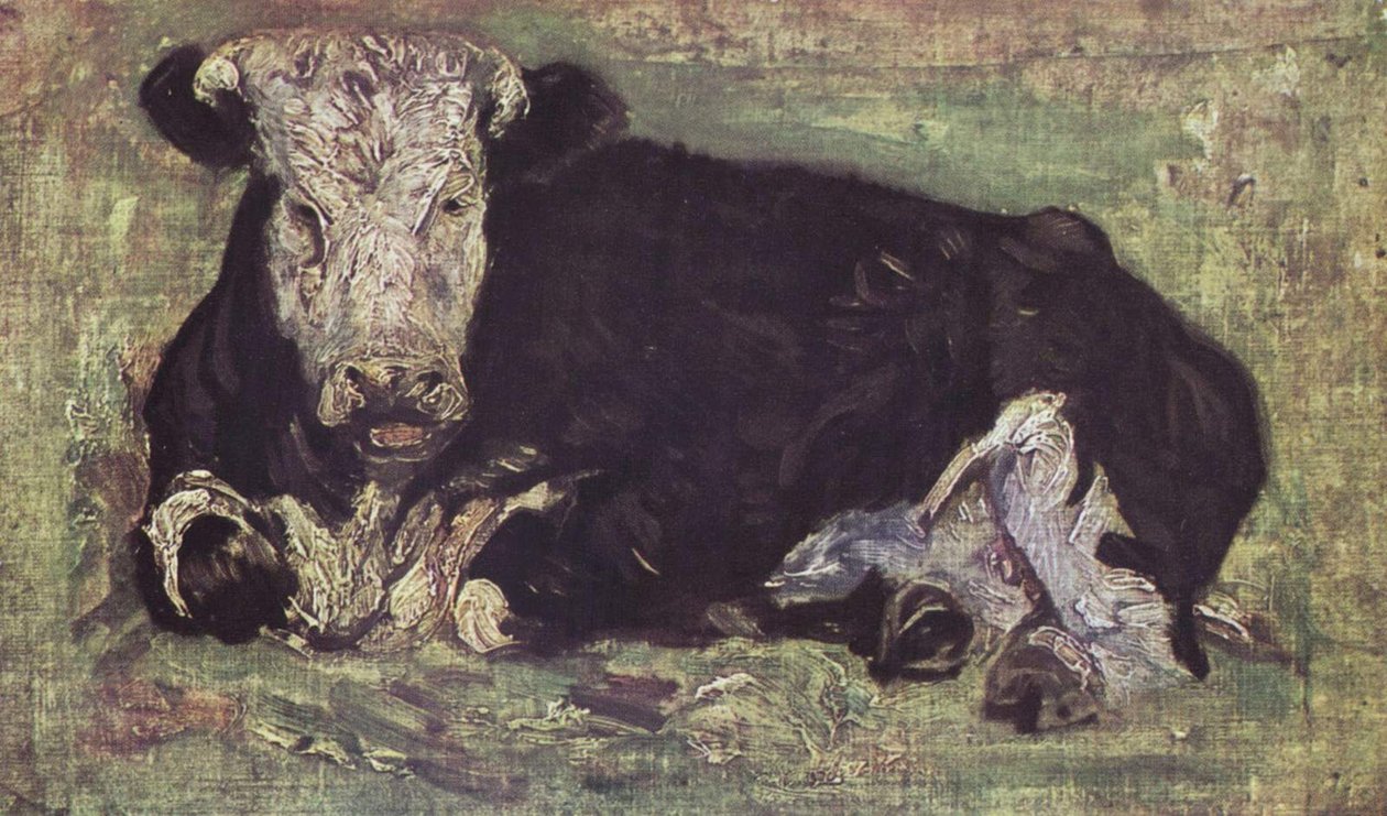 Ležící kráva od Vincent van Gogh