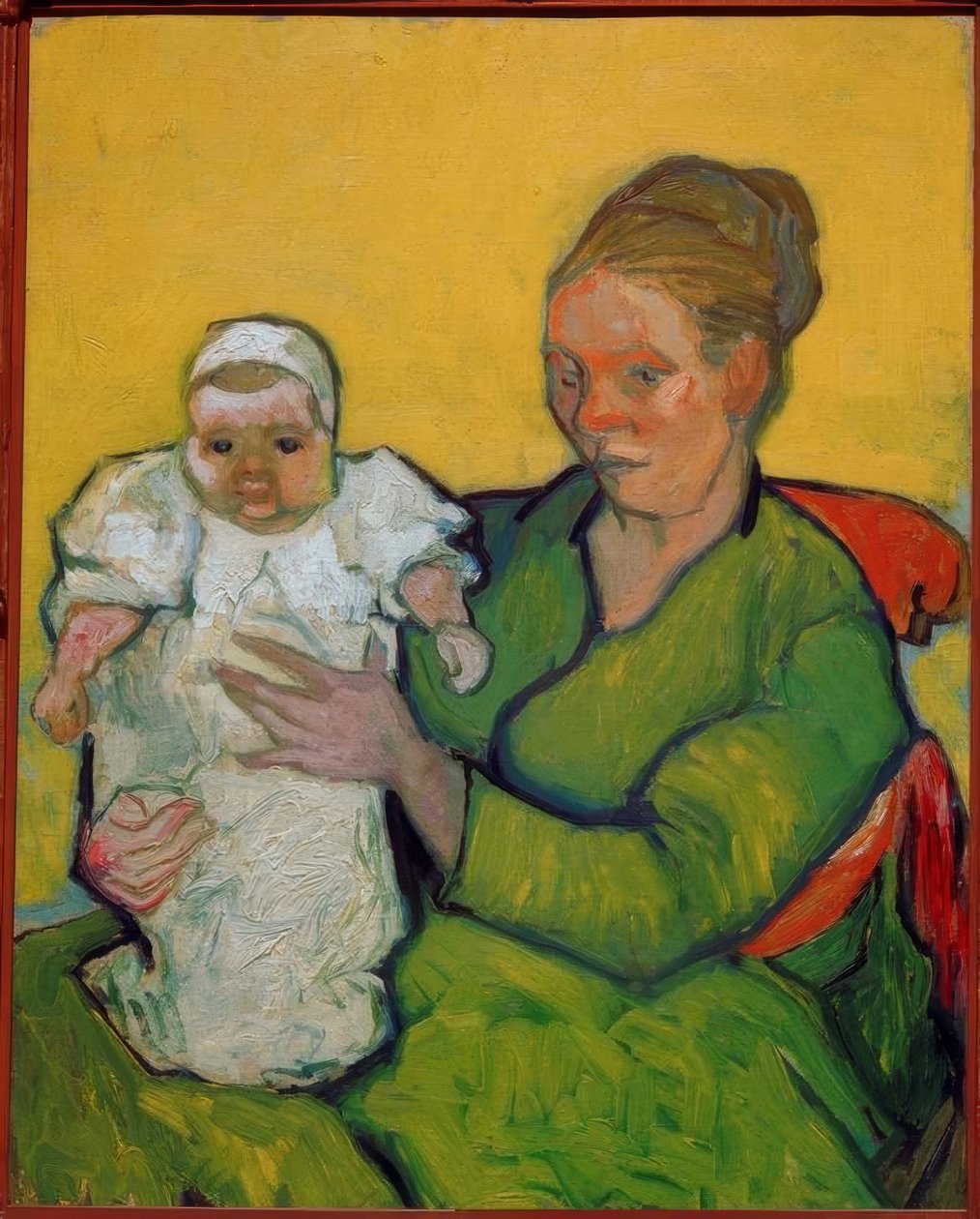 Madame Roulin se svým dítětem Marcelle od Vincent van Gogh