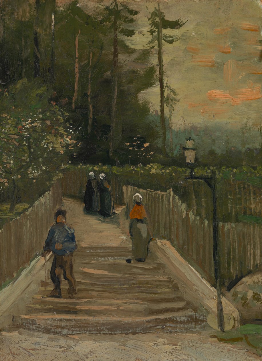 Cesta na Montmartru od Vincent van Gogh