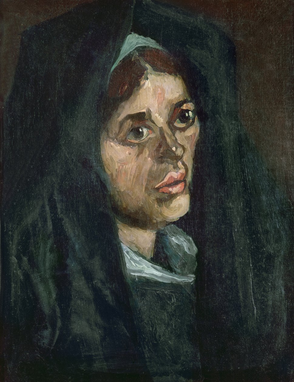Sedlák s mechově zeleným šátkem, kolem 1885 od Vincent van Gogh
