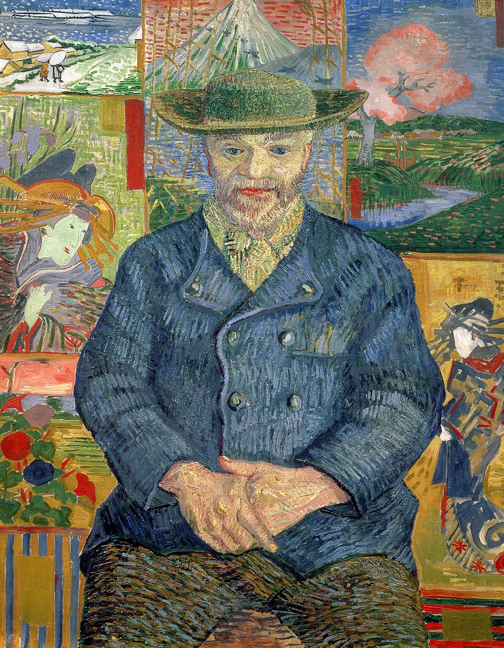 Pere Tanguy (Otec Tanguy), 1887-88 od Vincent van Gogh