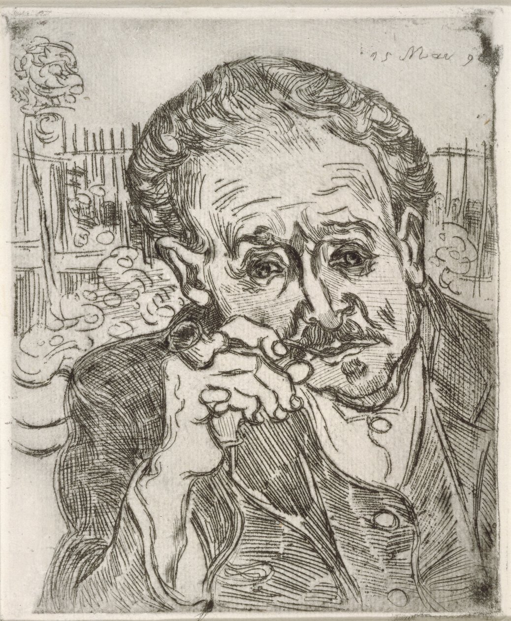 Portrét doktora Gacheta (Auvers-sur-Oise), 15. května 1890 od Vincent van Gogh