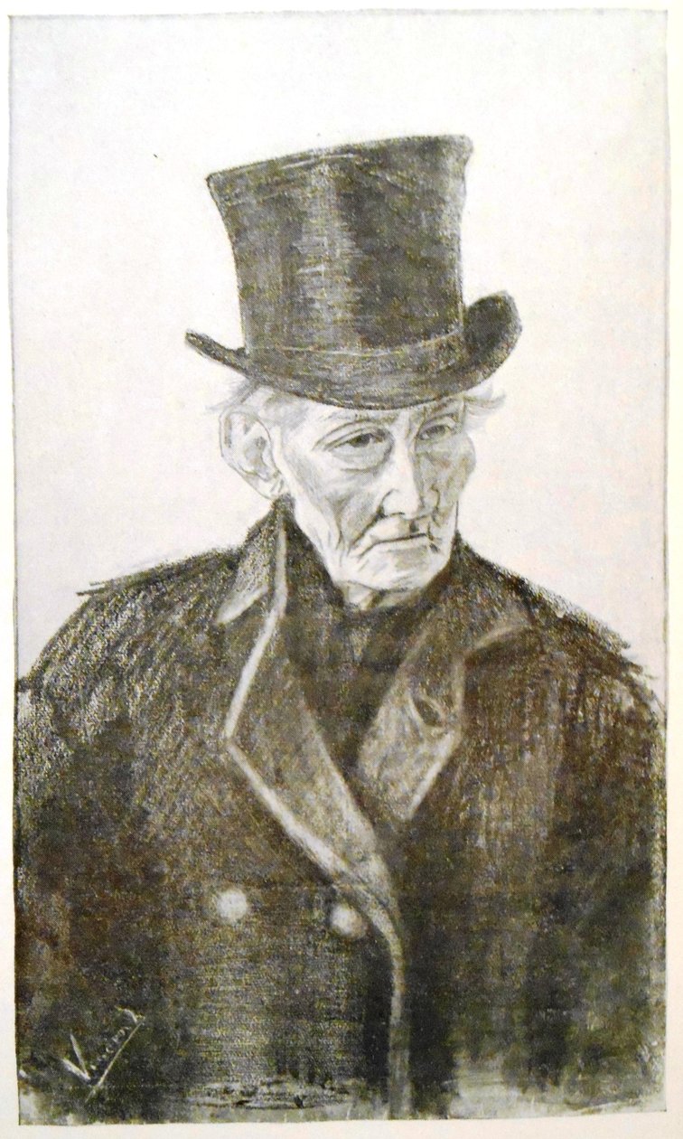 Portrét starého muže s cylindrem od Vincent van Gogh