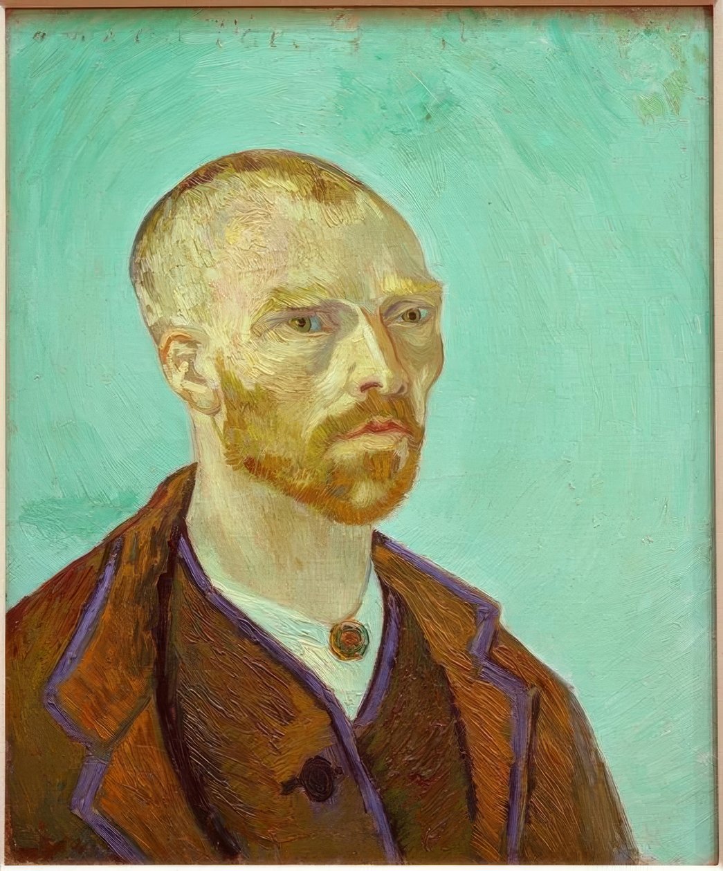 Autoportrét, věnovaný Paulu Gauguinovi od Vincent van Gogh