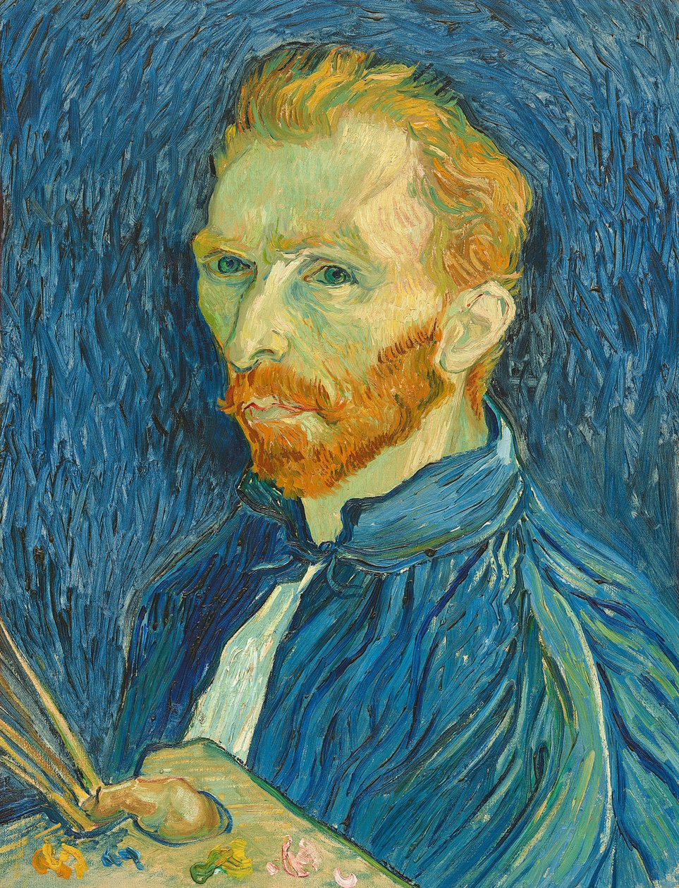 Autoportrét, 1889 od Vincent van Gogh