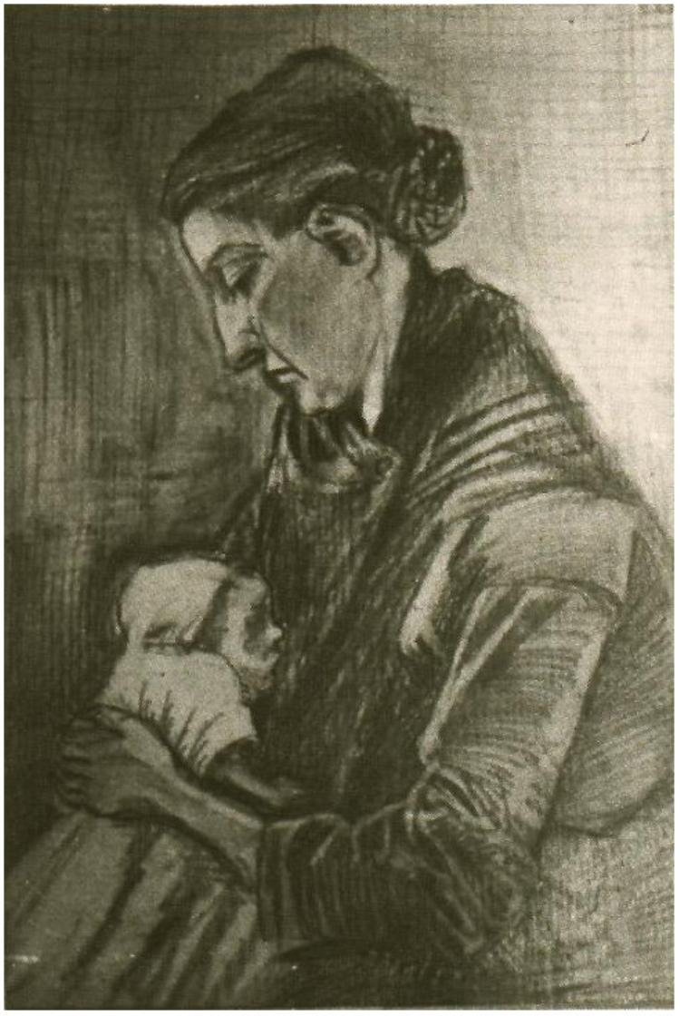 Viz Nursing Baby 1064 Vincent van Gogh od Vincent van Gogh
