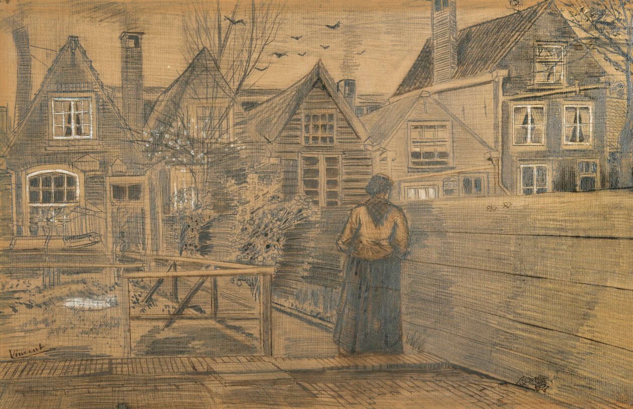 Siens Mothers House (1882) od Vincent van Gogh