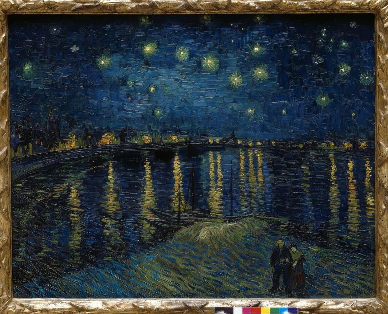 Hvězdná noc nad Rhônou od Vincent van Gogh