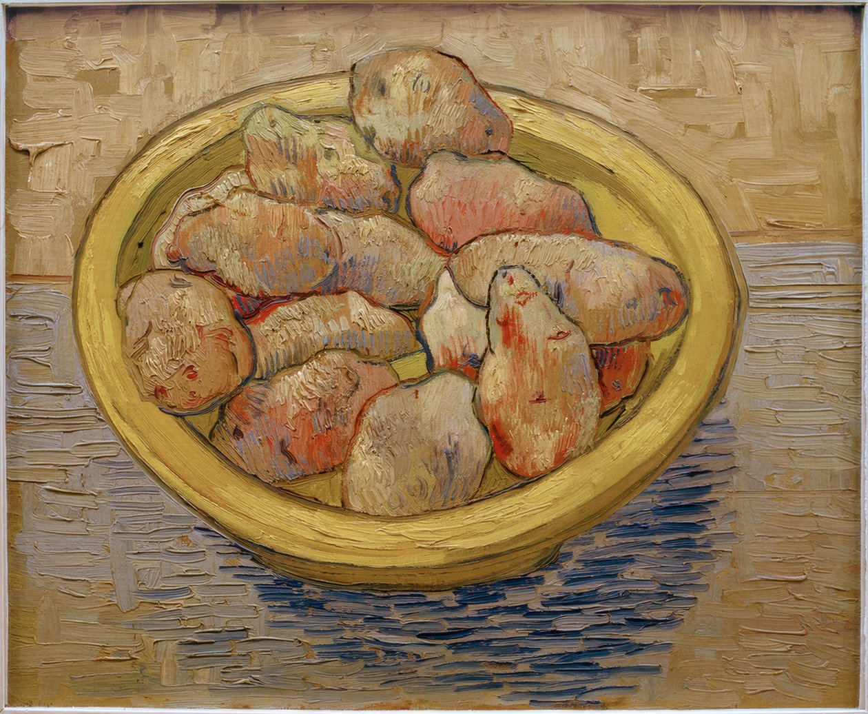 Zátiší s bramborami ve žluté misce od Vincent van Gogh