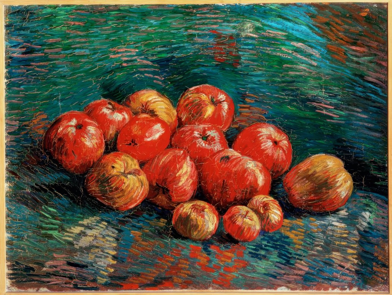 Zátiší s jablky od Vincent van Gogh