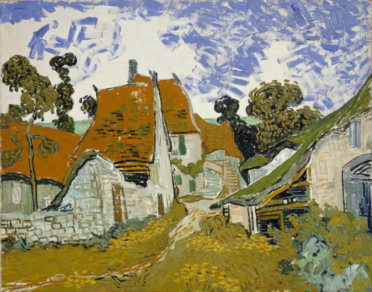 Ulice v Auvers-sur-Oise od Vincent van Gogh