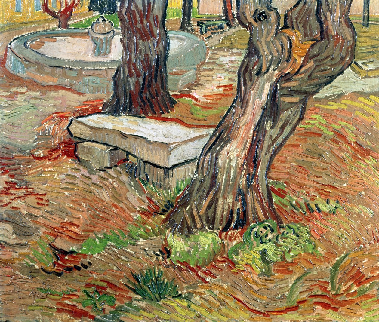 Lavička v Saint-Remy, 1889 od Vincent van Gogh