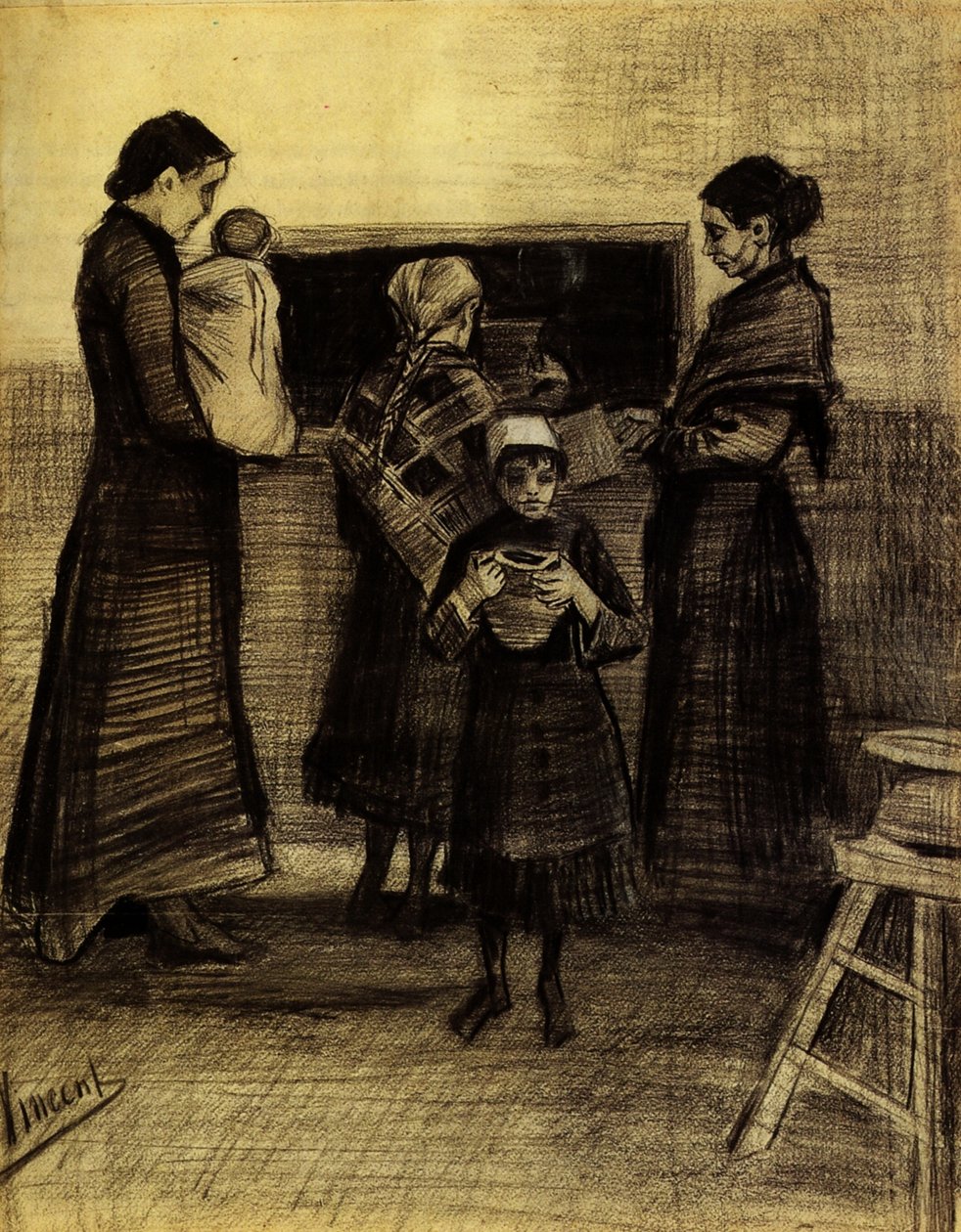 Veřejná polévková kuchyně F102a od Vincent van Gogh